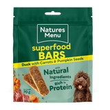 Natures Menu Superfood Bars Duck Dog Treat - 9 x 70g, Natures Menu,