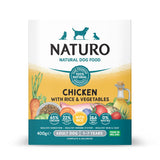 Naturo Adult Dog Chicken with Rice and Vegetables Trays 7x400g, Naturo,