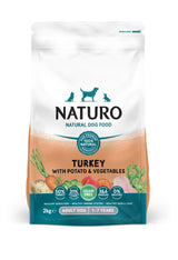 Naturo Adult Dog Grain Free Dry Turkey and Potato with Vegetables, Naturo, 4x2kg