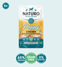 Naturo Puppy Grain Free Chicken with Potato & Vegetables Pouch 150g x 8, Naturo,