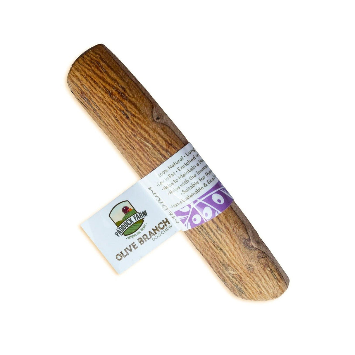 Paddock Farm Natural Olive Branch Dog Chew, Nova Dog Chews, Medium