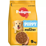 Pedigree Complete Junior Puppy Dry Dog Food with Poultry and Veg, Pedigree, 3 x 3kg