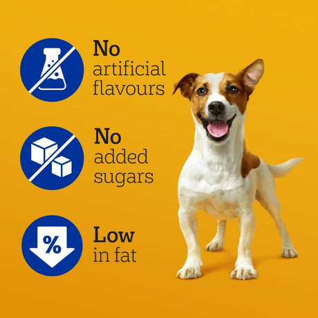 Pedigree Dentastix Chewy Chunx Beef Mini Adult Small Dog Treats - 5 x 68g, Pedigree,