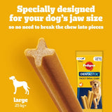 Pedigree Dentastix Daily Large Dog Dental Chew Treat, Pedigree, 105 Stick Mega Pack