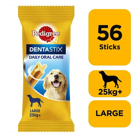 Pedigree Dentastix Daily Large Dog Dental Chew Treat, Pedigree, 56 Sticks