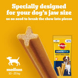 Pedigree Dentastix Daily Medium Dog Dental Chew Treat, Pedigree, 105 Stick Mega Pack