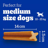 Pedigree Dentastix Daily Medium Dog Dental Chew Treat, Pedigree, 105 Stick Mega Pack