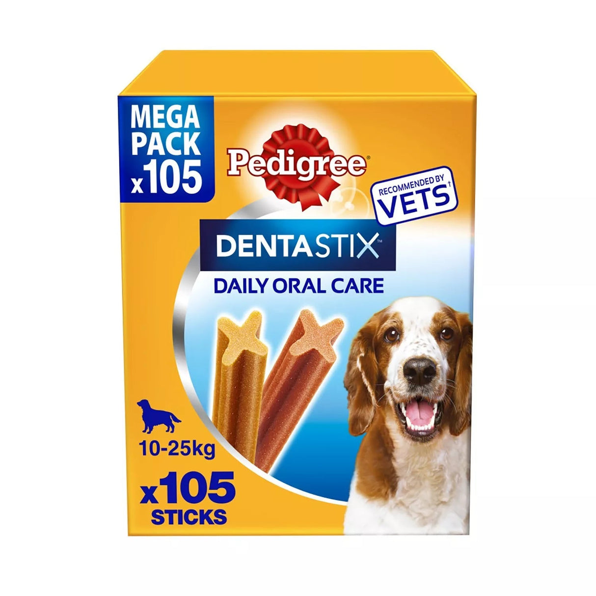 Pedigree Dentastix Daily Medium Dog, Pedigree, 105 Sticks