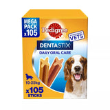 Pedigree Dentastix Daily Medium Dog, Pedigree, 105 Sticks