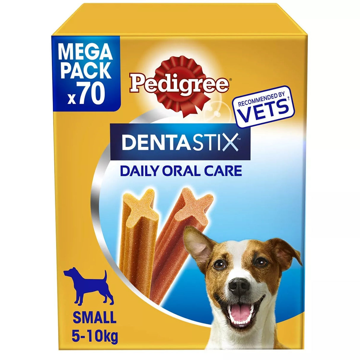 Pedigree Dentastix Daily Small Dog Dental Chew Treat, Pedigree, 70 Stick Mega Pack