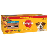 Pedigree Farmer's Selection in Gravy Adult Wet Pouches Mega Pack - 40 x 100g, Pedigree,