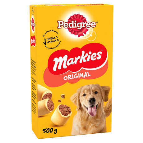 Pedigree Markies Adult Dog Treat Biscuits, Pedigree, 12 x 500g