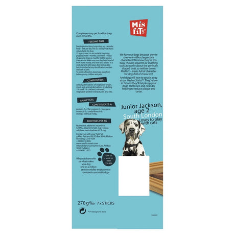 Pedigree Misfits Large Nasher Sticks - 10 Pack, Pedigree,