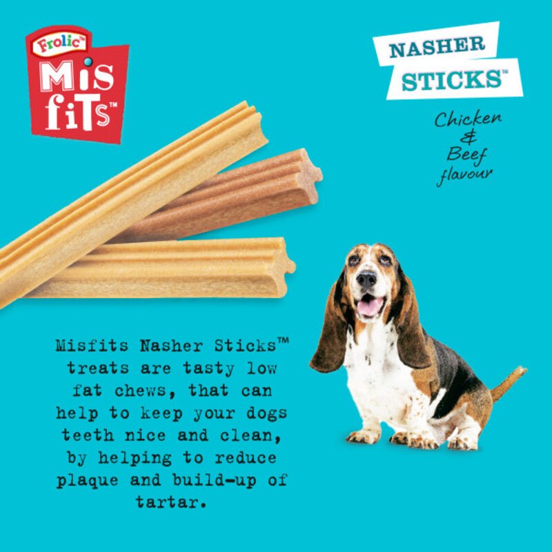 Pedigree Misfits Medium Nasher Sticks - 10 Pack, Pedigree,