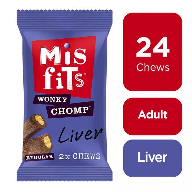 Pedigree Misfits Medium Wonky Chomps - 12 Pack, Pedigree,