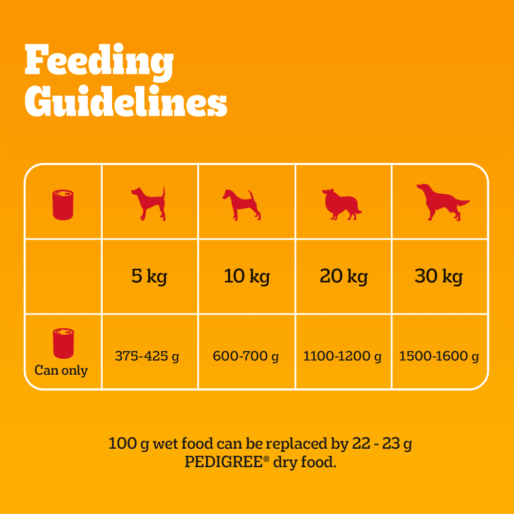 Pedigree Mixed Selection in Gravy Adult Wet Dog Food Tins - 24 x 400g, Pedigree,