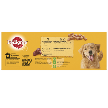 Pedigree Mixed Selection Tins Chunks in Loaf Adult Wet Dog Food - 24 x 400g, Pedigree,