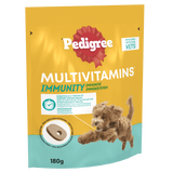 Pedigree Multivitamins Immunity Soft Dog Chews - 6 x 180g Packs, Pedigree,