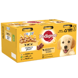 Pedigree Puppy Mixed Selection Chunks in Jelly Tins - 24 x 400g, Pedigree,