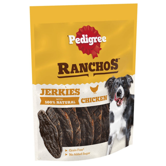 Pedigree Ranchos Jerkies Dog Chew Treat Chicken - 7 Pack x 70g, Pedigree,