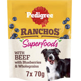 Pedigree Ranchos Superfoods Dog Treats - 7 Pack x 70g, Pedigree, Beef
