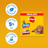 Pedigree Rodeo Duos & Jumbone Medium Dog Treats Mega Box 28 Chews, Pedigree,