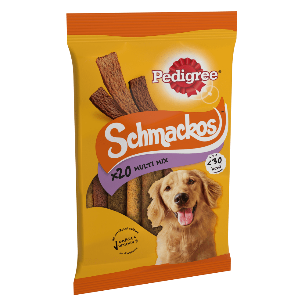 Pedigree Schmackos Adult Dog Treats Multi Mix 20 Strips - 9 Bags, Pedigree,