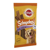 Pedigree Schmackos Dog Treats Multi Mix Meat 12 Strips - 18 Bags, Pedigree,