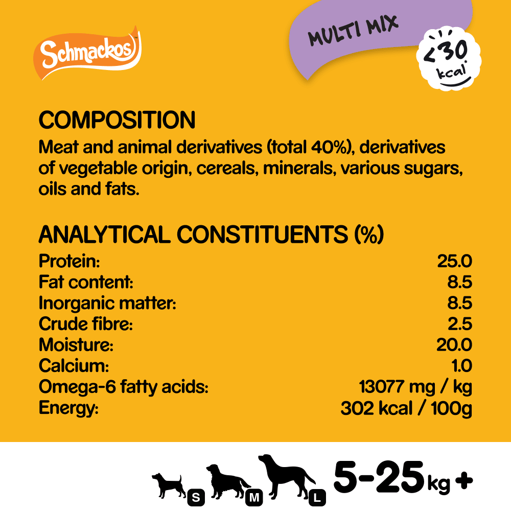 Pedigree Schmackos Dog Treats Multi Mix Meat 12 Strips - 18 Bags, Pedigree,