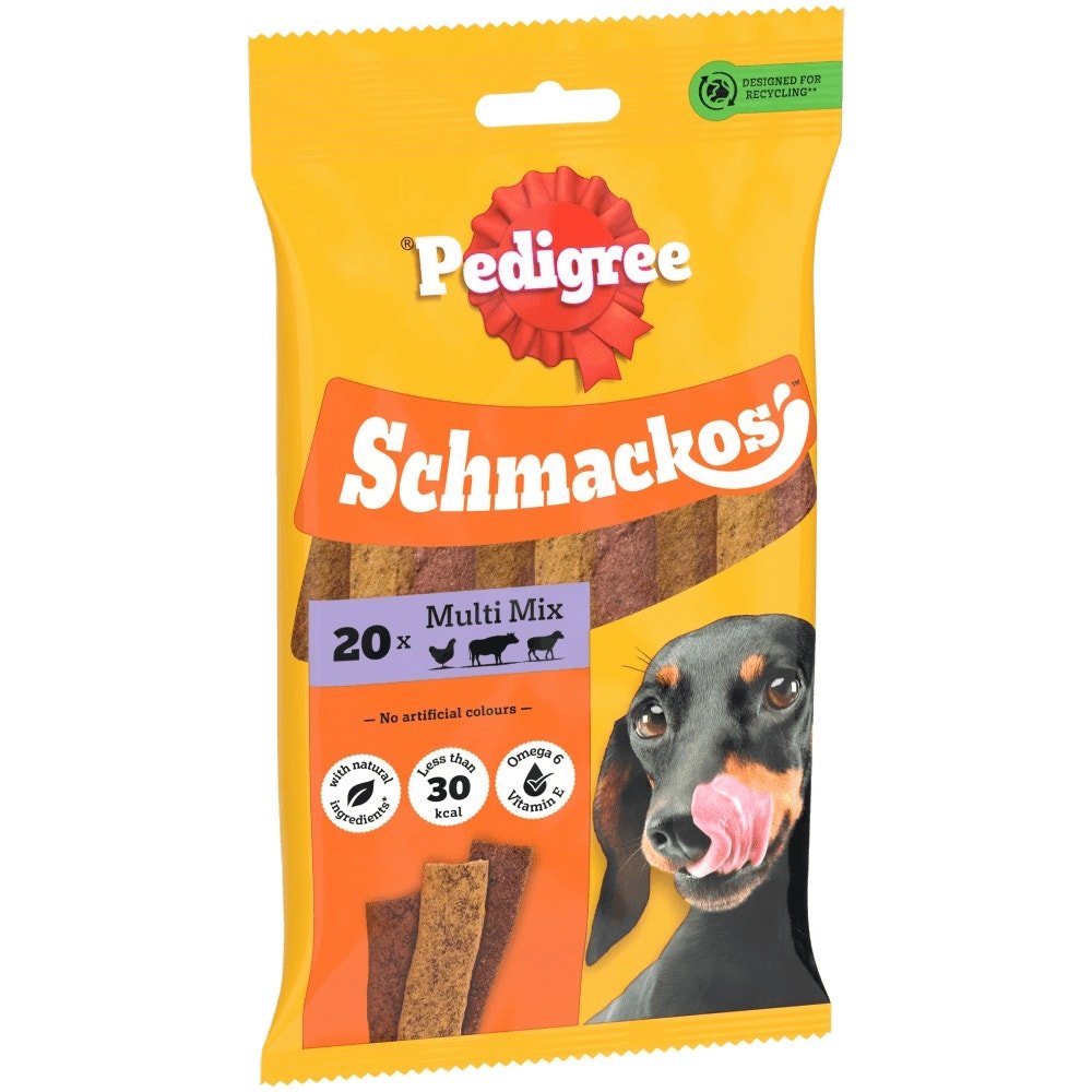 Pedigree Schmackos Multi Mix Adult Dog Treats - 9 Bags, Pedigree,