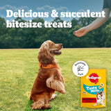 Pedigree Tasty Minis Beef & Poultry Adult Dog Treat Chewy Slices - 8 x 155g, Pedigree,