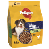 Pedigree Tender Goodness Adult Medium/Large Dry Poultry Dog Food - 3x2.6kg, Pedigree,