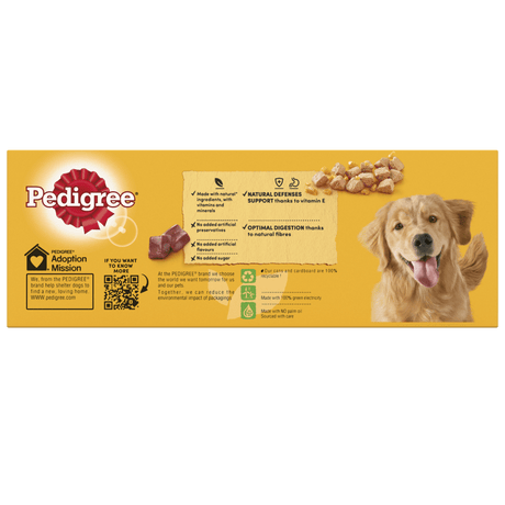 Pedigree Tins Mixed Selection Chunks in Jelly 2x (12x385g), Pedigree,