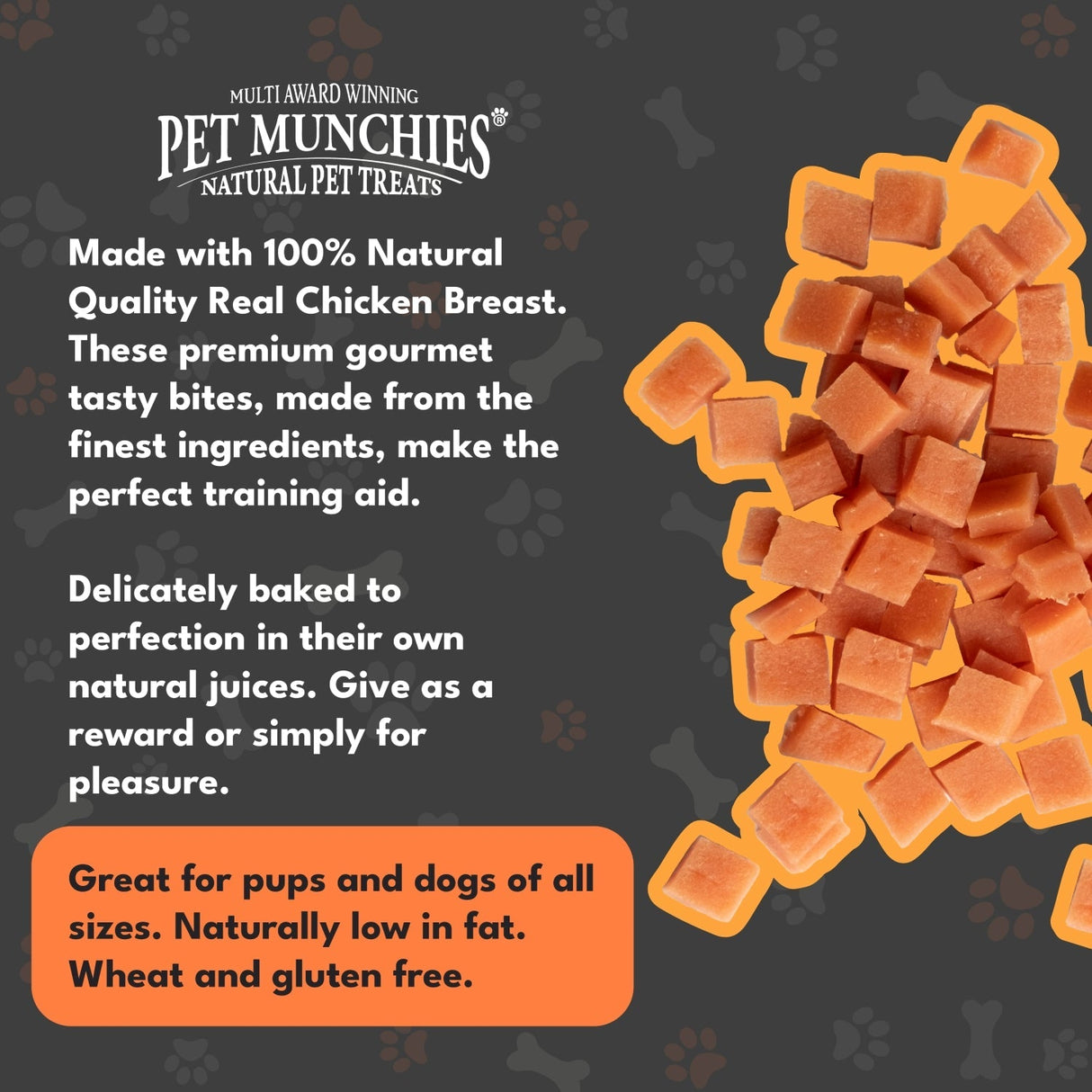 Pet Munchies Chicken Dog Training Treats, Pet Munchies, 8 x 150g