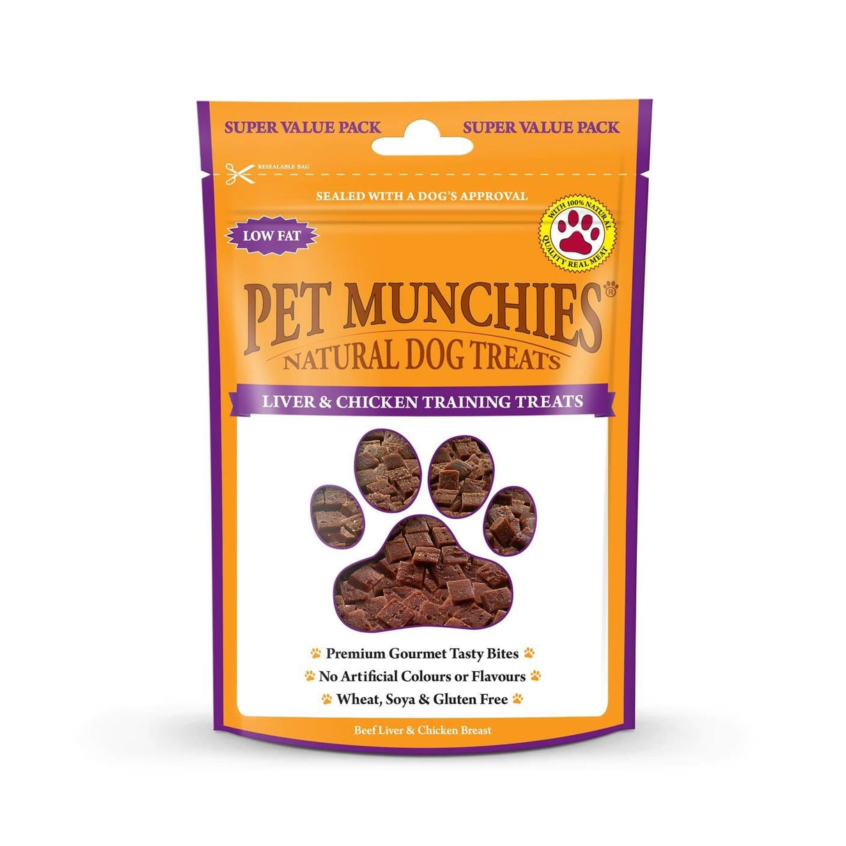 Pet Munchies Liver and Chicken Dog Training Treats, Pet Munchies, 8 x 150g