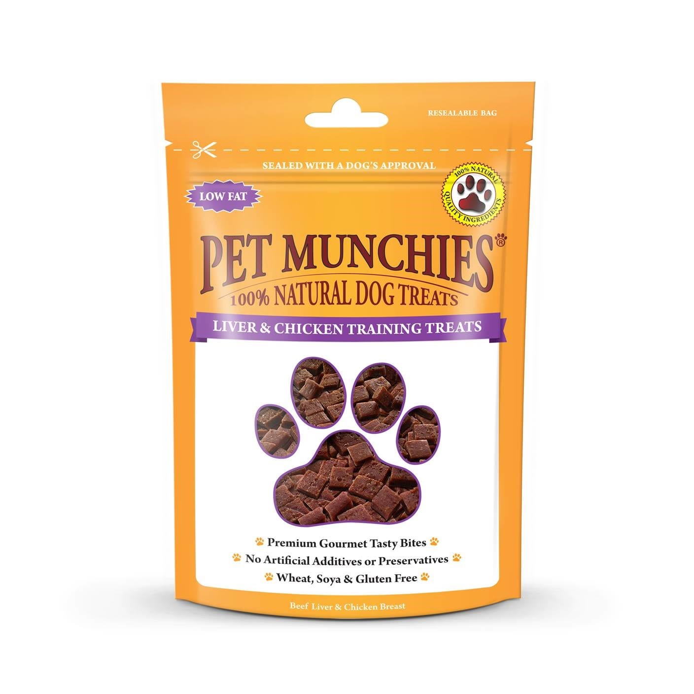 Pet Munchies Liver and Chicken Dog Training Treats, Pet Munchies, 8 x 50g