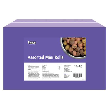 Pointer Assorted Mini Rolls 12.5kg, Pointer,