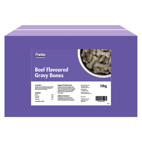 Pointer Gravy Bones Beef Flavoured 10 kg, Pointer,