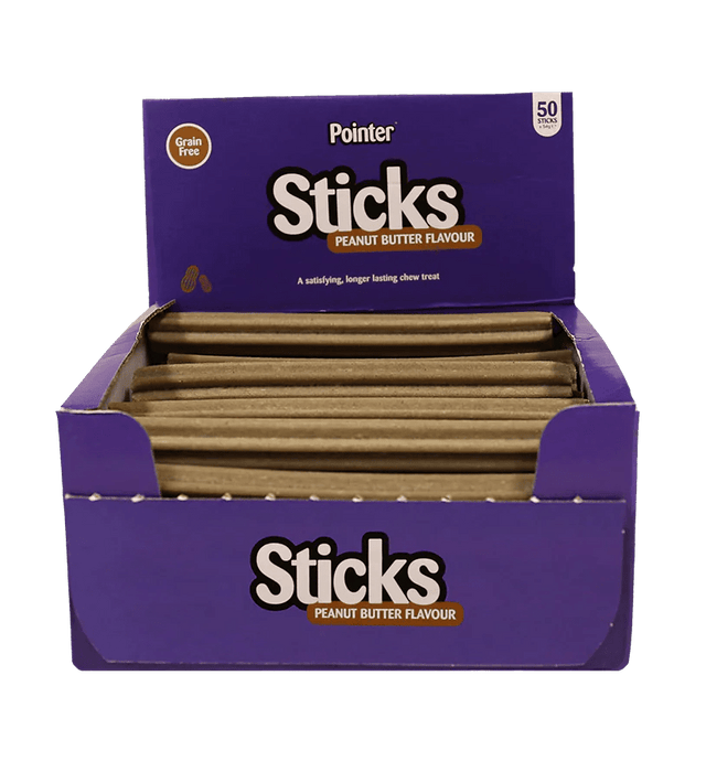 Pointer Sticks Peanut Butter Grain Free Dog Chews, Pointer,