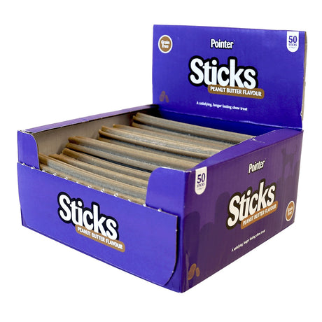 Pointer Sticks Peanut Butter Grain Free Dog Chews, Pointer,