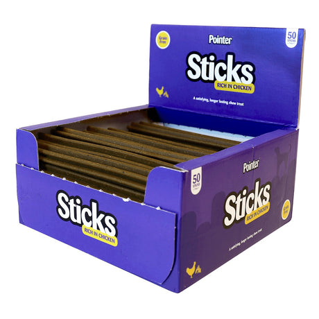 Pointer Sticks Rich in Chicken Grain Free Dog Chews, Pointer,