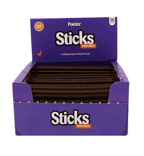 Pointer Sticks with Duck Grain Free Dog Chews, Pointer,