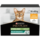 Pro Plan Adult Cat Sterilised Maintenance with Chicken Gravy Pouches - 40 x 85g, Pro Plan,