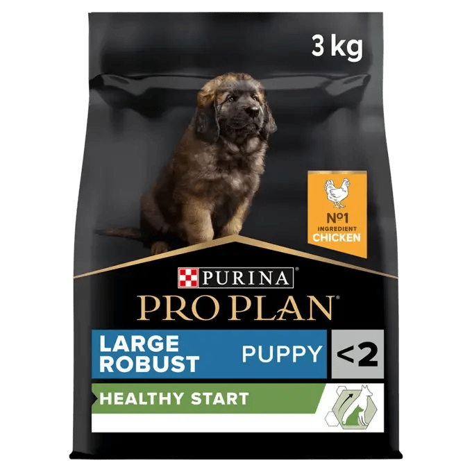 Pro Plan Large Robust Puppy Healthy Start Chicken Dry Dog Food, Pro Plan, 3 kg