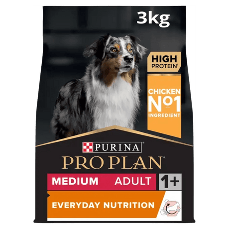 Pro Plan Medium Everyday Nutrition Chicken Dry Dog Food, Pro Plan, 3 kg