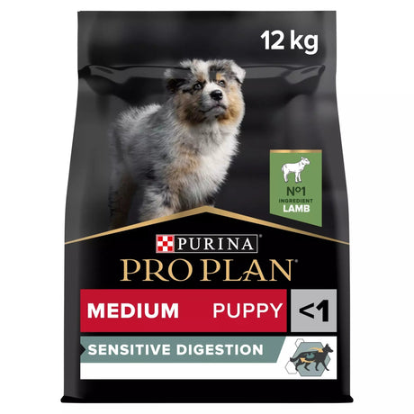 Pro Plan Medium Puppy Sensitive Digestion Lamb Dry Dog Food, Pro Plan, 12 kg