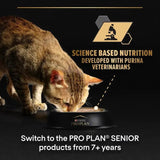 Pro Plan Senior 7+ Sterilised Turkey Terrine Wet Cat Food - 4x (10x75g), Pro Plan,