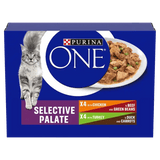 Purina One Selective Palate Mixed Wet Cat Food - 5 Packs of (8x85g), Purina One,