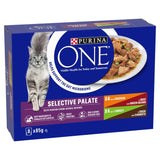 Purina One Selective Palate Mixed Wet Cat Food - 5 Packs of (8x85g), Purina One,