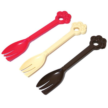 Rosewood Pet Stuff Plastic Fork For Hungry Cats & Dogs, Rosewood,